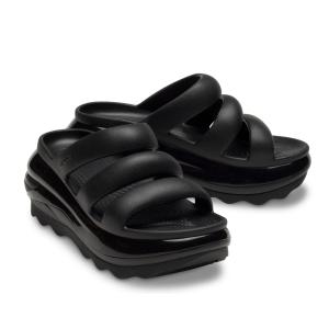 クロックス CROCS レディースサンダル MEGA CRUSH TRIPLE STRAP メガ クラッシュ トリプル ストラップ (BLK) 209842　フィットハウス