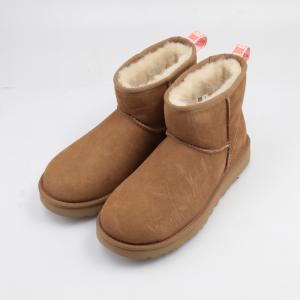 アグ UGG レディース ムートンブーツ CLASSIC MINI II GRAPHIC LOGO 1110083　フィットハウス