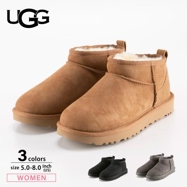 アグ UGG レディースブーツ CLASSIC ULTRA MINI クラシック ウルトラ ミニ 1...