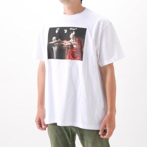 値引きセール off-white オフホワイト　NARCISO T-shirt Tシャツ/カットソー(半袖/袖なし)