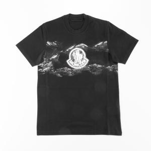 モンクレール MONCLER メンズトップス フェイドアウト ロゴモチーフ 半袖Tシャツ 8C000.50.89AKK　フィットハウス｜fithouse