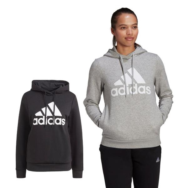 アディダス adidas レディーストップス W ESS BL 裏起毛 スウェットパーカー 2887...