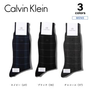 カルバンクライン Calvin Klein 靴下 チェック柄ソックス 2562-327　フィットハウス｜fithouse