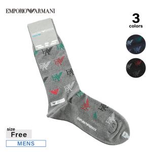 エンポリオアルマーニ EMPORIO ARMANI 靴下 カラフルロゴ&イーグル 02342374　フィットハウス｜fithouse