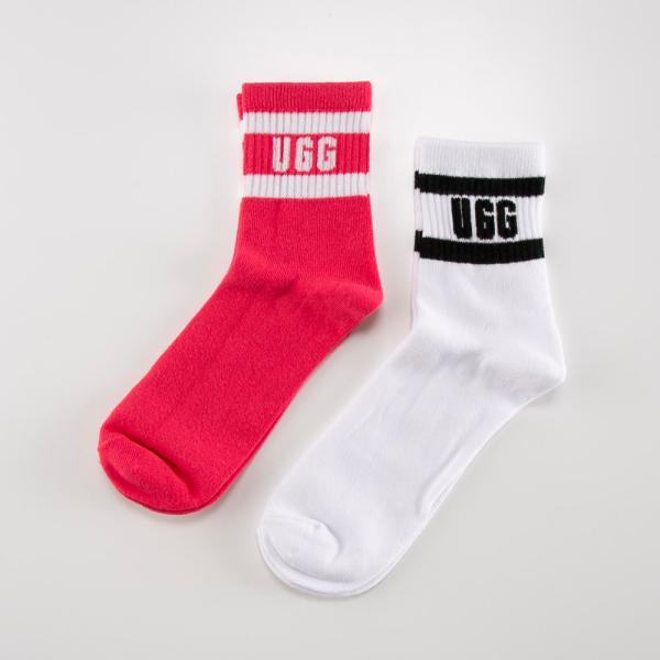 アグ UGG ソックス Dierson Logo Quarter Sock 1131332　フィット...