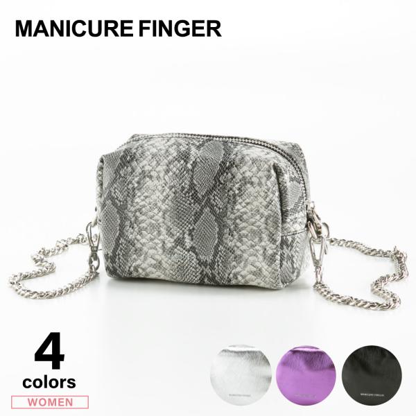 マニキュアフィンガー MANICURE FINGER メタリックミニチェーンショルダーバッグ XKB...