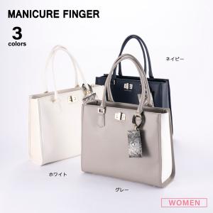 マニキュアフィンガー MANICURE FINGER ハンド・トートバッグ パスケース付き A4ファイル ND(917a)　フィットハウス｜fithouse