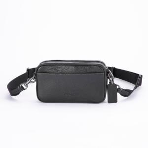 COACH ボディバッグ　黒 COACH（コーチ） バッグ メンズ ショルダーバッグ レザー ワーナー