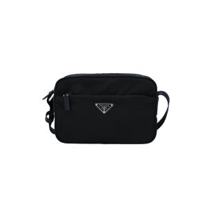 プラダ PRADA ショルダーバッグ ReNylon 前ポケット付ショルダー/NERO プラダ PRADA ショルダーバッグ ReNylon 前ポケット付ショルダー/NERO