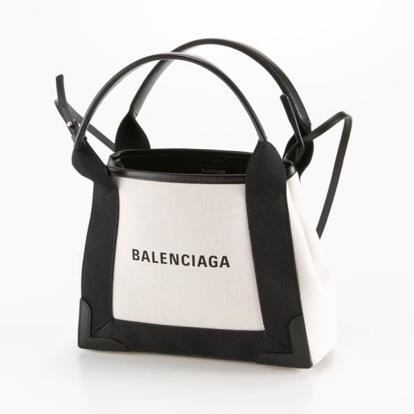 バレンシアガ BALENCIAGA ハンド・トートバッグ NAVY NEW CABAS XS AJ ...