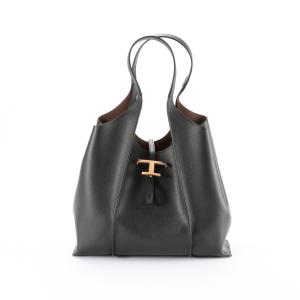 トッズ TOD'S ハンド・トートバッグ Tタイムレス メタルペンダント レザーショッピングバッグ ミディアム XBWTSBA0300-Q8E　フィットハウス