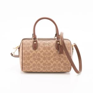 COACH（コーチ） シグネチャー ミニベネットサッチェル ショルダー付き
