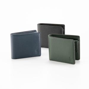 ポロラルフローレン POLO RALPH LAUREN 折財布 エンボス P-1041 ORIN　フィットハウス