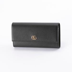 GUCCI（グッチ） 長財布 インターロッキングG 二つ折り ブラック