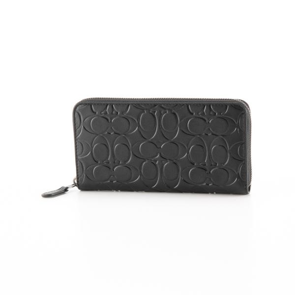 コーチ COACH デボスドシグネチャーカーフレザーラウンド長財布 CE551　フィットハウス