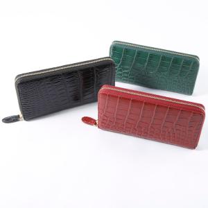 ロダニア RODANIA 長財布 マット クロコダイル ラウンド RDOC485ギフト