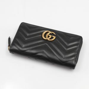 GUCCI（グッチ） 財布 長財布 ラウンドファスナー GGマーモント