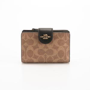 COACH（コーチ） 折財布 ペブルレザーORIGAMIトリフォールド三折ミニ