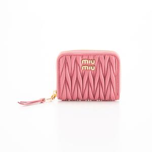 miu miu（ミュウミュウ） MIU MIU MATELASSE マテラッセ POUCH WALLET