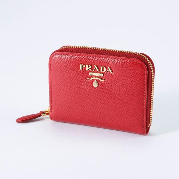 プラダ PRADA ラウンド小銭入れ SAF.METAL/FUOCO 1MM268-QWA　フィット...