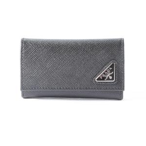PRADA（プラダ） キーケース SAFFIANO MULTICOLOR 4連 KR付/NERO+