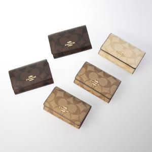 コーチ COACH キーケース シグネチャー5連キーケースリング付