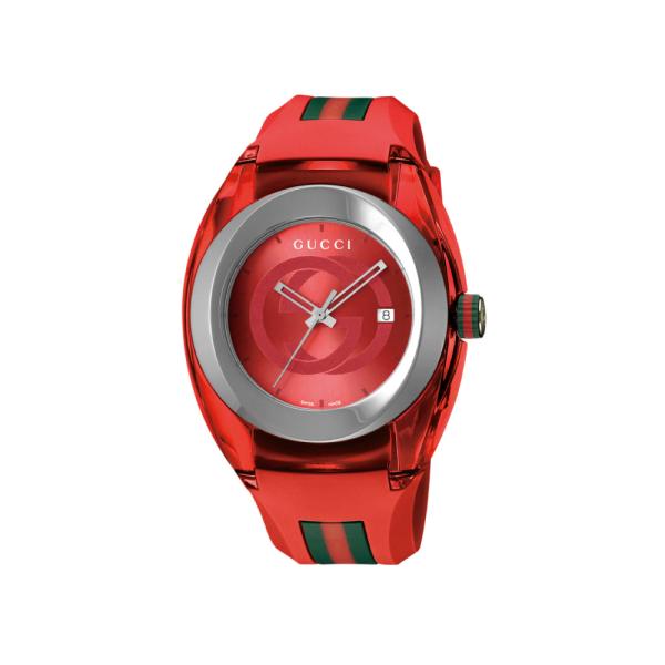 グッチ GUCCI 腕時計 SYNC ラバーベルトメンズウォッチ YA137103A　フィットハウス