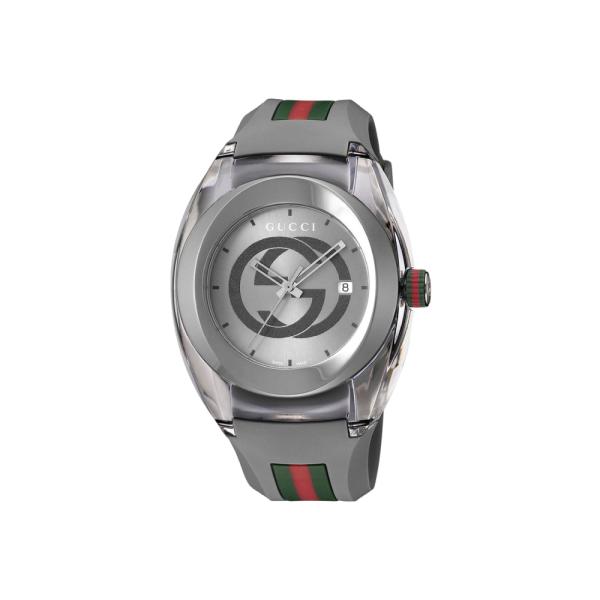 グッチ GUCCI 腕時計 SYNC ラバーベルトメンズウォッチ YA137109A　フィットハウス