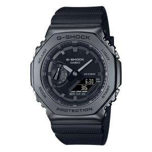 カシオ CASIO Gショック アナデジ メンズ ソーラー 腕時計 SS/メタル ブラック文字盤 GM-B2100BD-1A 美品 新入荷 OW0466 G-SHOCK メタルカバード 黒 ブラック GM-2100BB-1AJF ジーショック