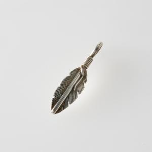 インディアン ジュエリー INDIAN JEWELRY ペンダントトップ Harvey Mace FEATHER SV PENDANT SP-2-S　フィットハウス｜fithouse