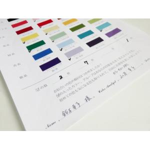 32色チェックシート・イラスト無し 10枚入り...の詳細画像3