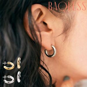 BAQLESS（バックレス） ピアス ゴールド シルバー イナズマ Honesty