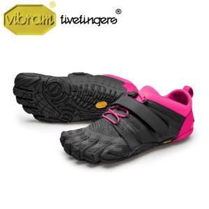 Women's V-TRAIN 2.0 トレイン Black/Pink レディース  vibram fivefingers ビブラムファイブフィンガーズ かさばらないトレーニングシューズ ベアフット 5本指｜fitnessclub-y