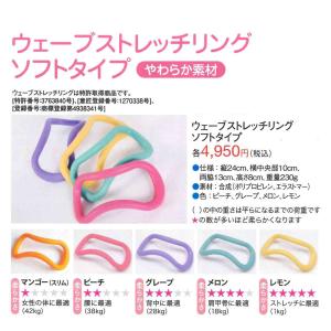 ウェーブストレッチリング ソフトタイプ 4タイ...の詳細画像3