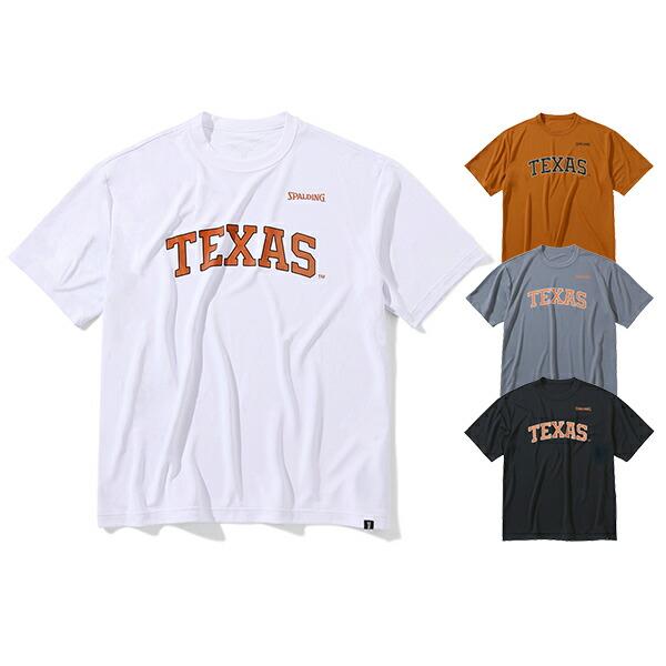 Tシャツ テキサス TEXAS レタード （L・XL・XXLサイズ ユニセックス） SPALDING...