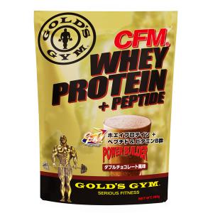 CFMホエイプロテイン＋ペプチド ダブルチョコレート風味（2kg） GOLD'S GYM_S ゴールドジムサプリ たんぱく質｜fitnessclub-y