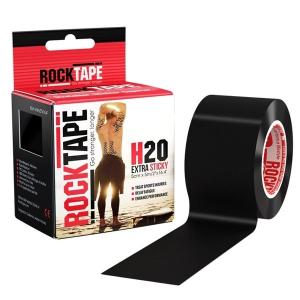 ロックテープ H2O（耐水性PRO）ブラック ROCKTAPE フィットネス トレーニング ロックテープ 疲労回復 キネシオロジーテープ｜fitnessclub-y