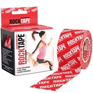 ロックテープ スタンダード レッド/ホワイトロゴ ROCKTAPE フィットネス トレーニング ロックテープ 疲労回復 キネシオロジーテープ｜fitnessclub-y