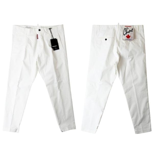 DSQUARED2 ディースクエアード Super Light New Dan スリムフィット チノ...