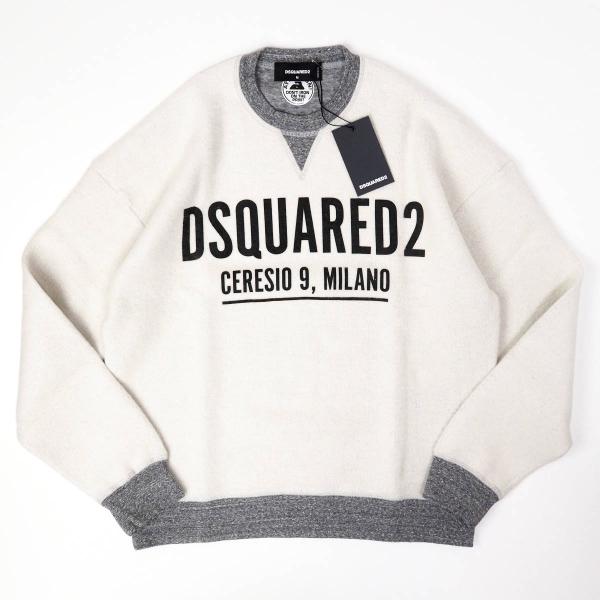 DSQUARED2 ディースクエアード S71GU0466 Ceresio 9 フリース風 クルーネ...