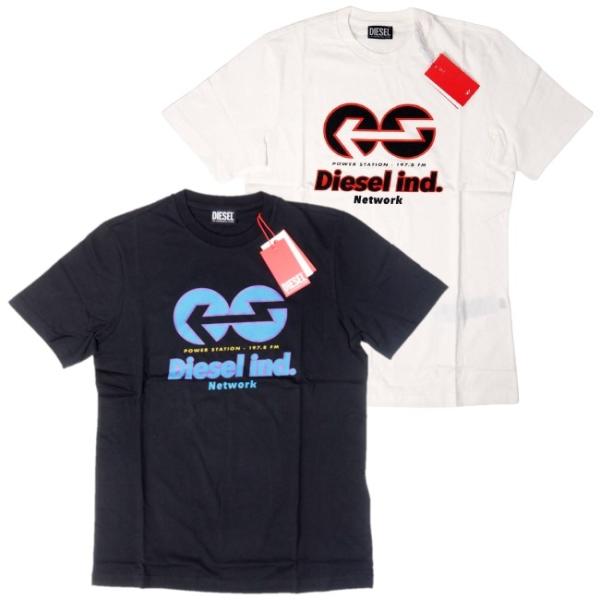 DIESEL ディーゼル T-JUST-E18 半袖 丸首 クルーネック ブランド ロゴ Tシャツ