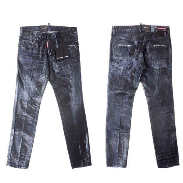 DSQUARED2 ディースクエアード SKATER S74LB1344 シャイニー コーティング ...