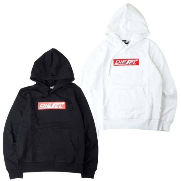 DIESEL ディーゼル ボックスロゴ メンズ ユニセックス フーディ パーカー