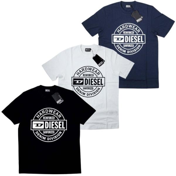 DIESEL ディーゼル T-JUST メンズ オーバルD ロゴ クルーネック 半袖 Tシャツ