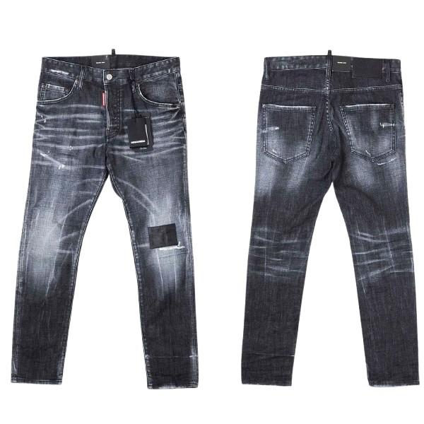 DSQUARED2 ディースクエアード SKATER S71LB1414 ウォッシュ ストレッチ デ...