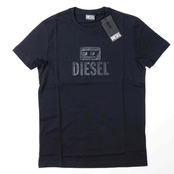 DIESEL ディーゼル メンズ ワントーン オーバルD ロゴ 半袖 Tシャツ