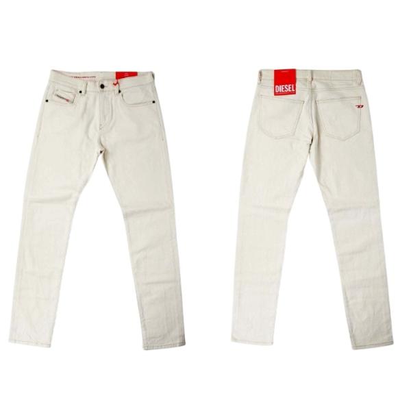 DIESEL ディーゼル D-STRUKT 09B94 ストレッチ テーパード デニム アイボリー