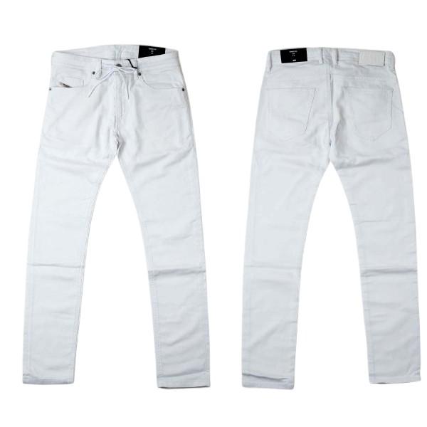 DIESEL ディーゼル JOGG JEANS THOMMER ストレッチ ホワイト スキニー デニ...
