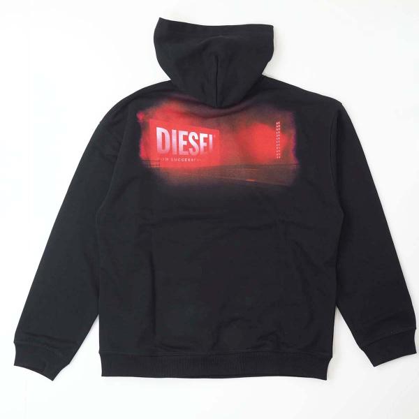 DIESEL ディーゼル S-BOXT-HOOD-R11 メンズ バックロゴ フーディー パーカー