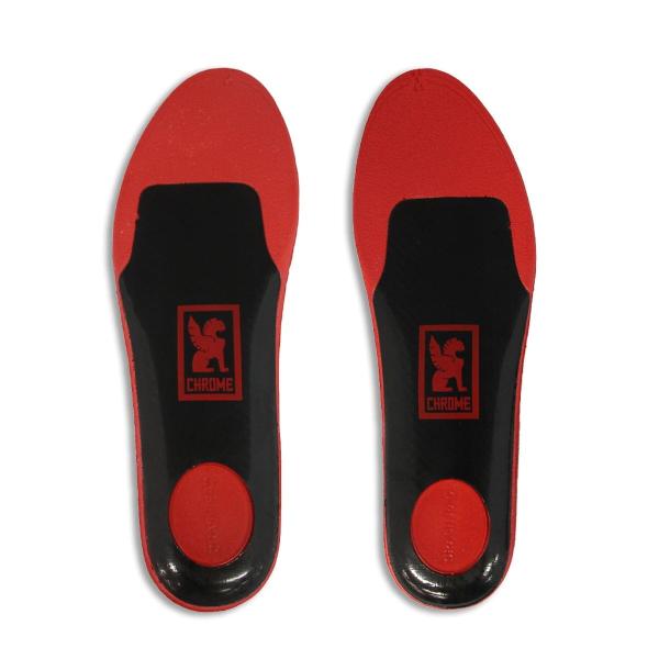 【CHROME(クローム)】POWER PEDAL FOOTBED BLACK/RED(AC237B...